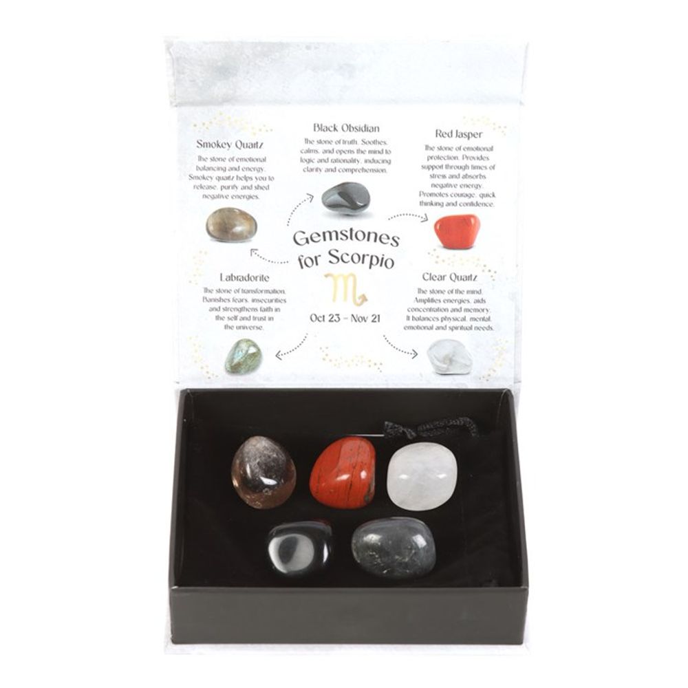 Scorpio Crystal Tumblestone Set