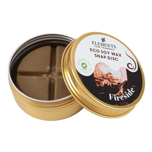 Fireside Soy Wax Snap Disc